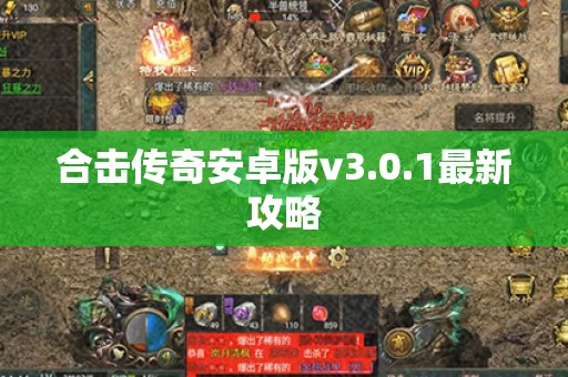 合击传奇安卓版v3.0.1最新攻略